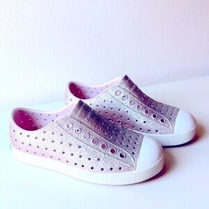 Kids Native Jefferson Bling Pink Glitter